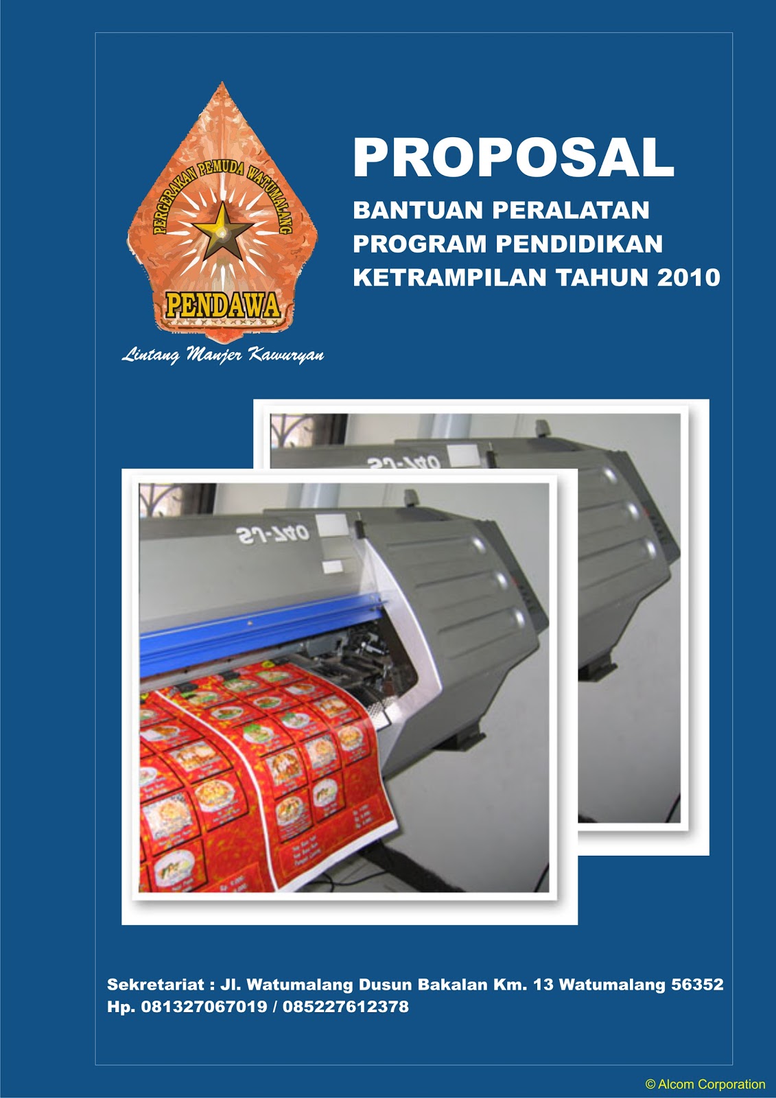 Contoh Desain Cover Proposal