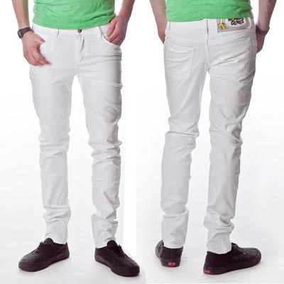 guys white skinny jeans