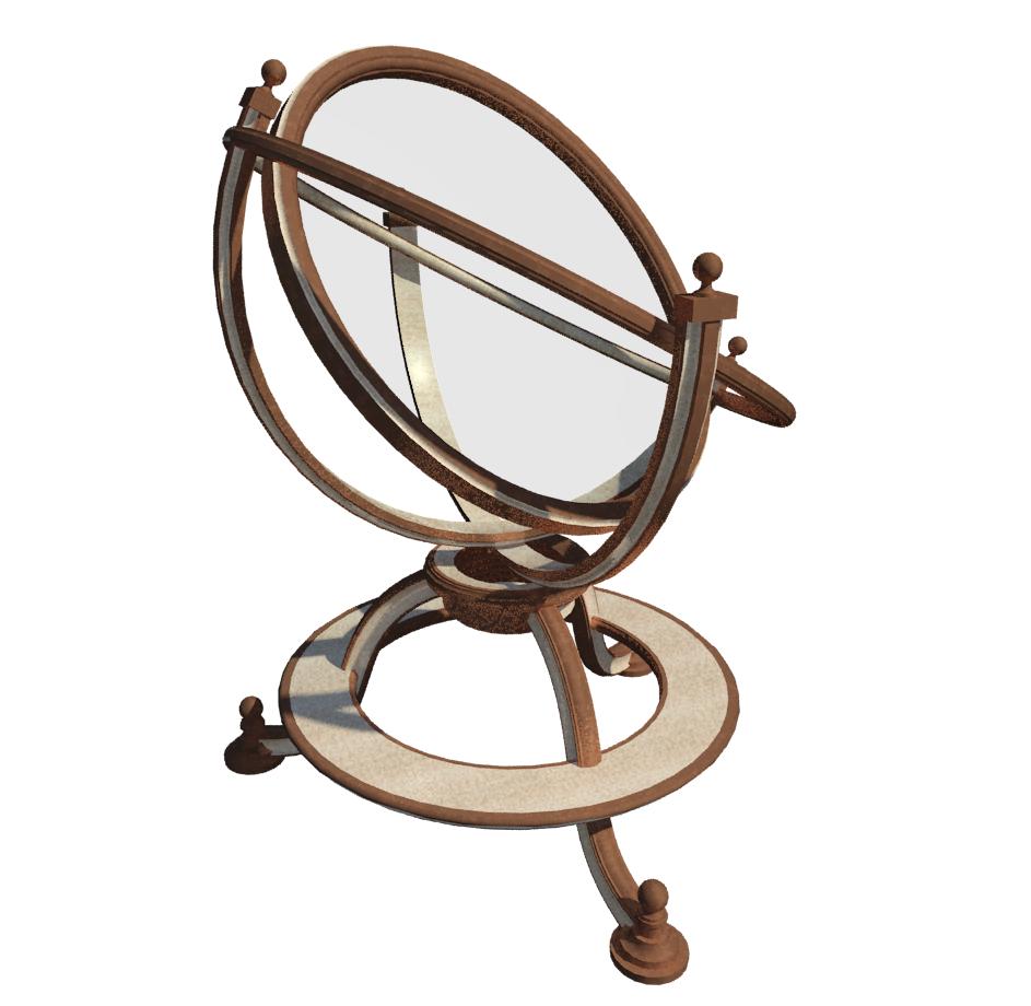Revit Families for Architecture Magnifying Glass Sculpture