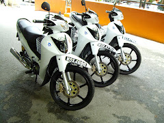 3 buah motosikal Polis Bantuan JPKR TNB Pulau Pinang