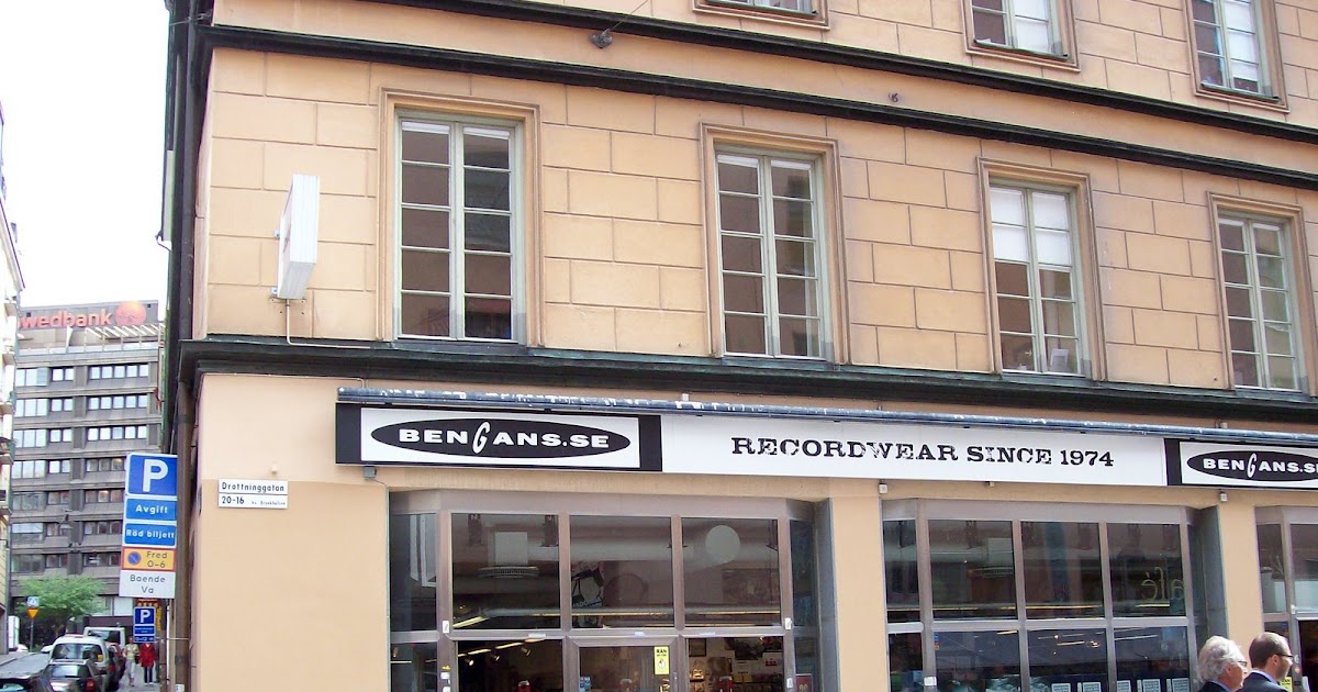 SwedenBob BenGans Music Store In Stockholm