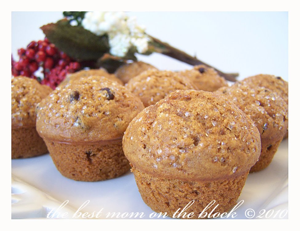 The Best Mom on the Block Gingerbread Muffins