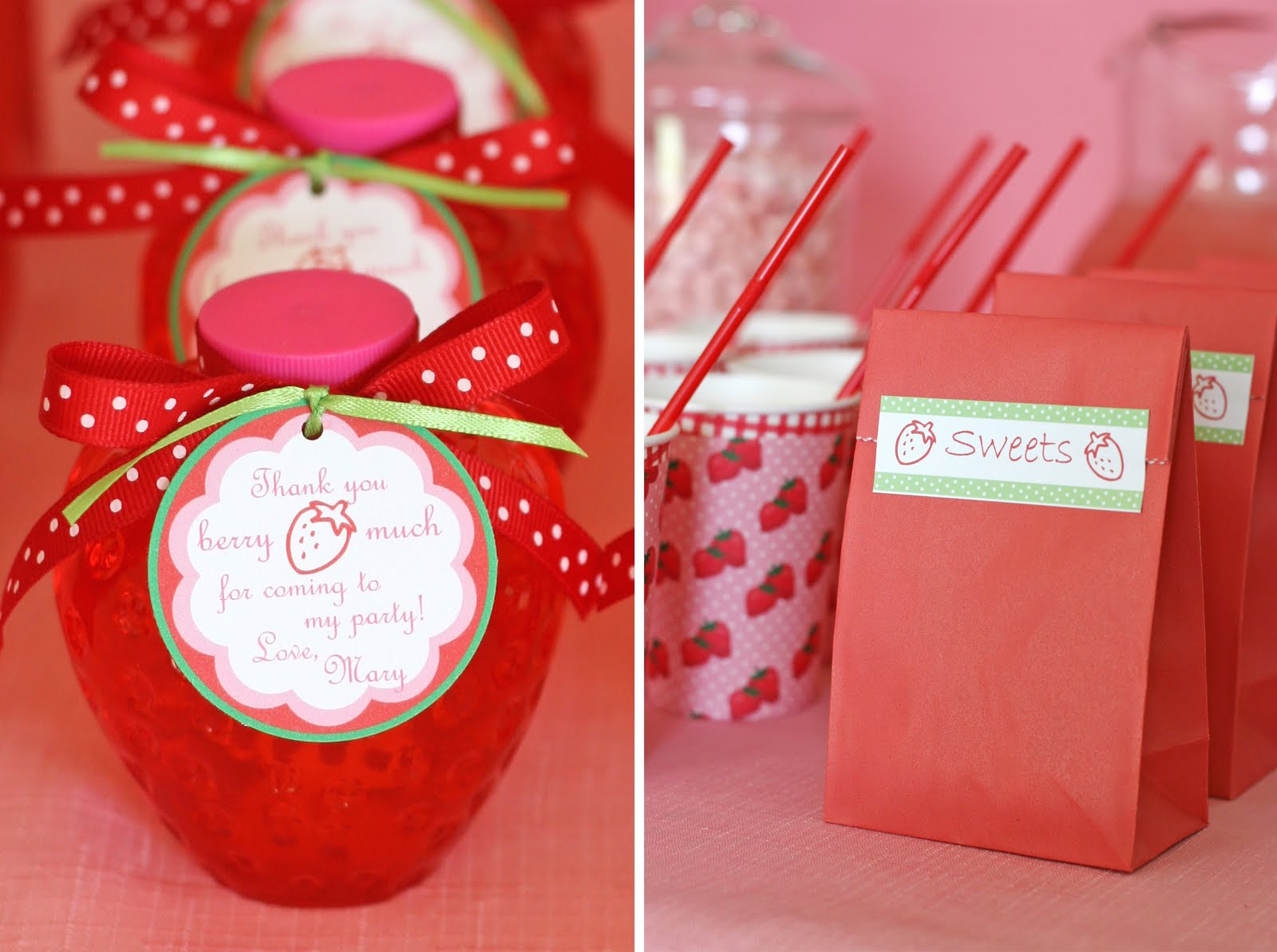 {Parties} Sweet Strawberry Party Glorious Treats