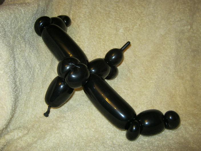 Balloon Animals with one Balloon Bat One balloon 260Q