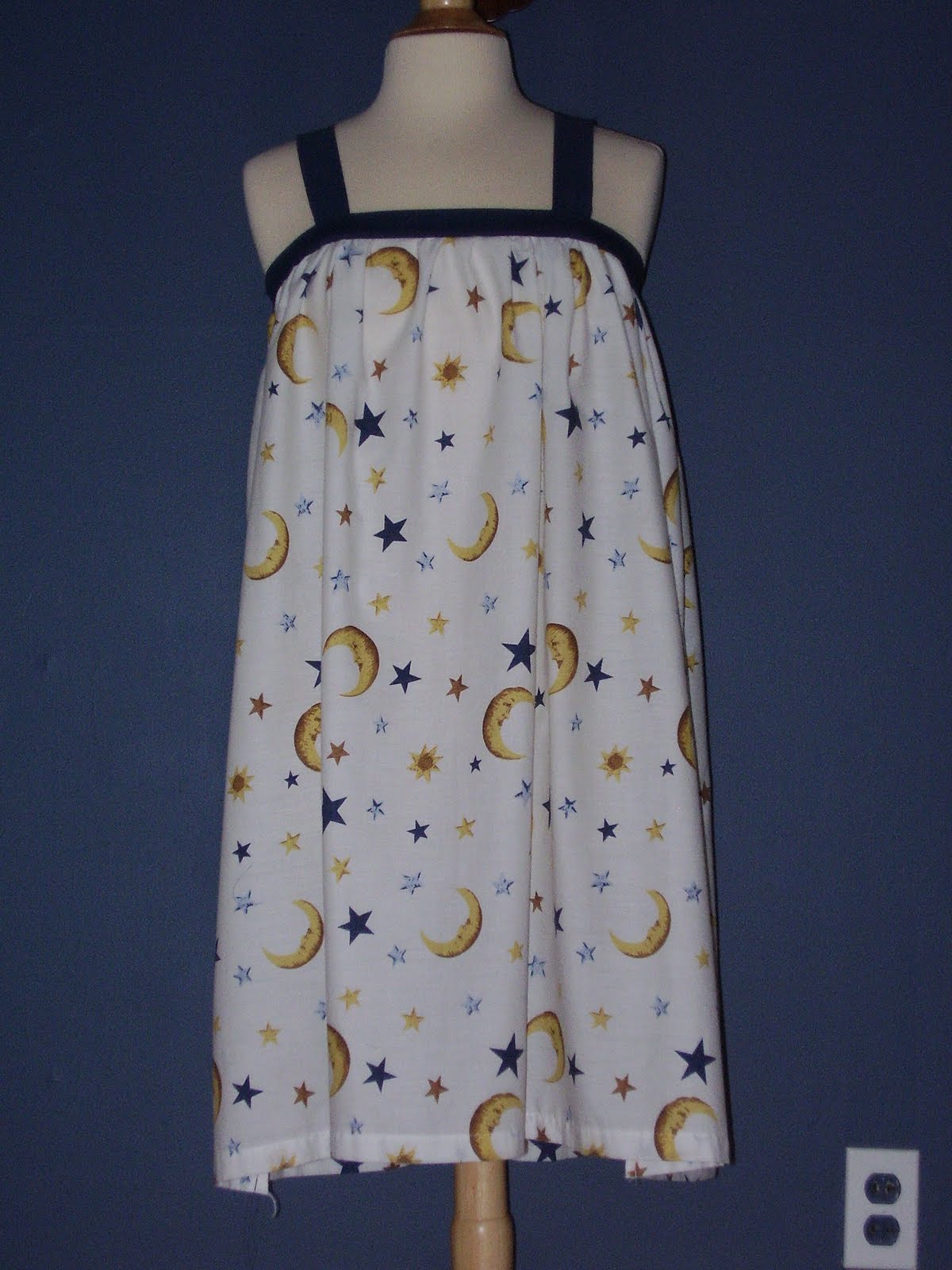 Sewing and Growing Recon pillowcase pair to nightgown