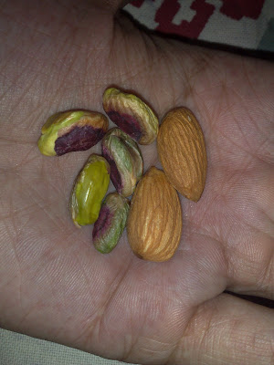 Almonds and Pistachios, if you want to put on Weight!