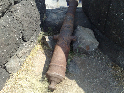 Two Maratha Cannons on the Alibag Fort.