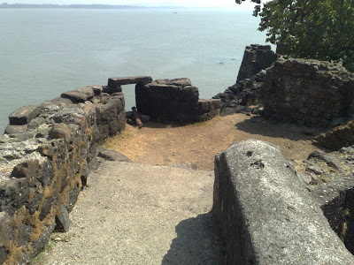 Two Maratha Cannons on the Alibag Fort.