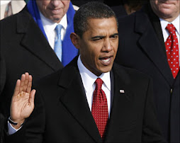مراسم تنصيب أوباما رئيسا للولايات المتحدة