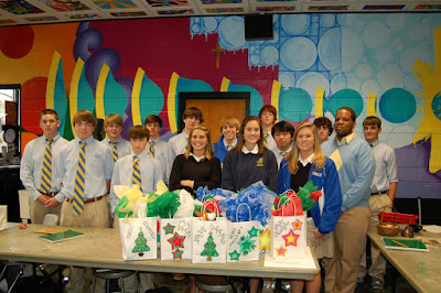 Montgomery Catholic and Compass Bank Spread Christmas Cheer 1