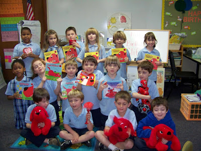 Clifford visits St. Bede 1