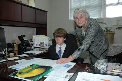Miles Serves as Elementary Principal for a Day 1