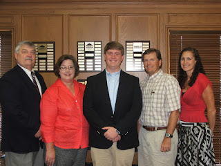 The Greater Montgomery Homebuilders Association Women&#039;s Council awards $2000 Scholarship to Wallace Harvey 1