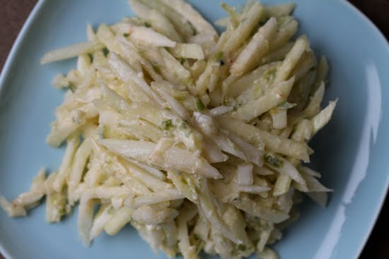 fennel and apple slaw