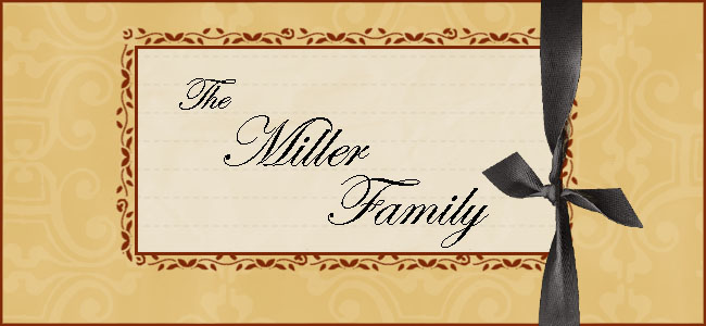 The Miller Family Blog