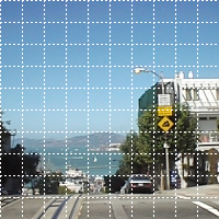 Imagickで画像の上に点線を描画した画像