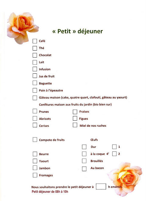 petit déjeuner