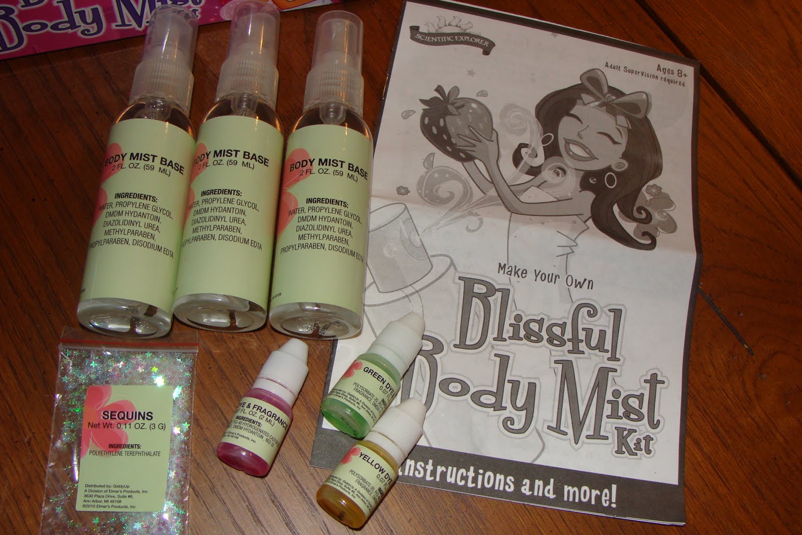 Adorable Expressions Make Your Own Blissful Body Mist Kit