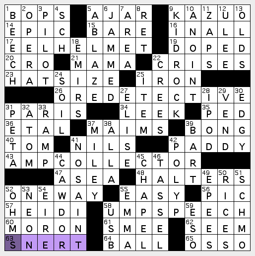 L.A. Crossword Confidential: 2010