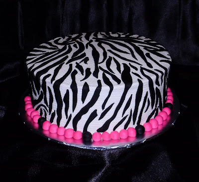 Birthday and Party Cakes: Birthday Cake with Zebra and Hot ...