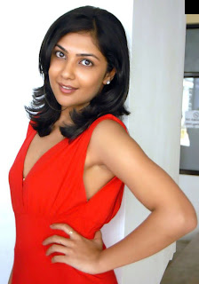 Kamalini Mukerjee Hot In Red Dress