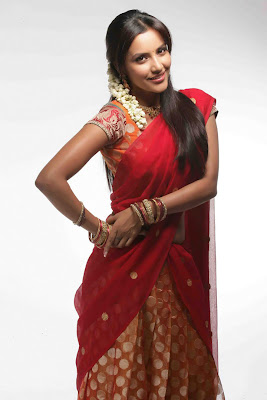 Priya Anand Cute in Half Saree