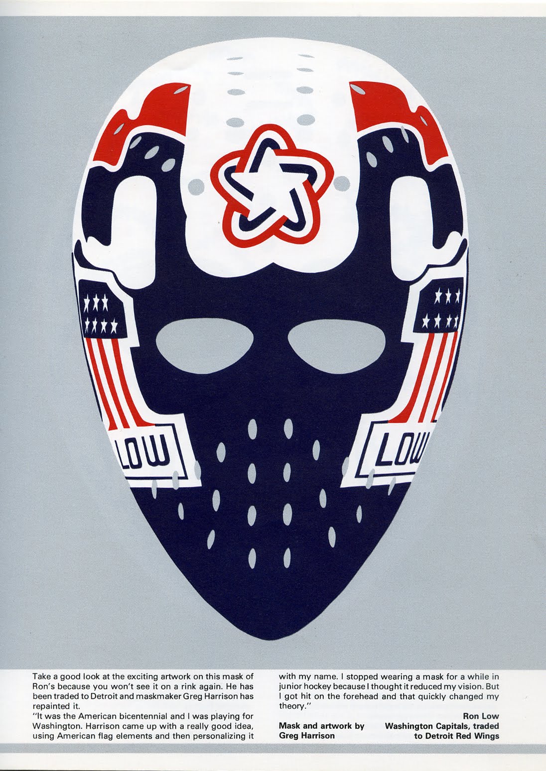 St. Louis Vintage Hockey Goalie Mask - NeatoShop