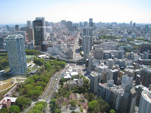Vanaf Tokyo tower de stad bekeken