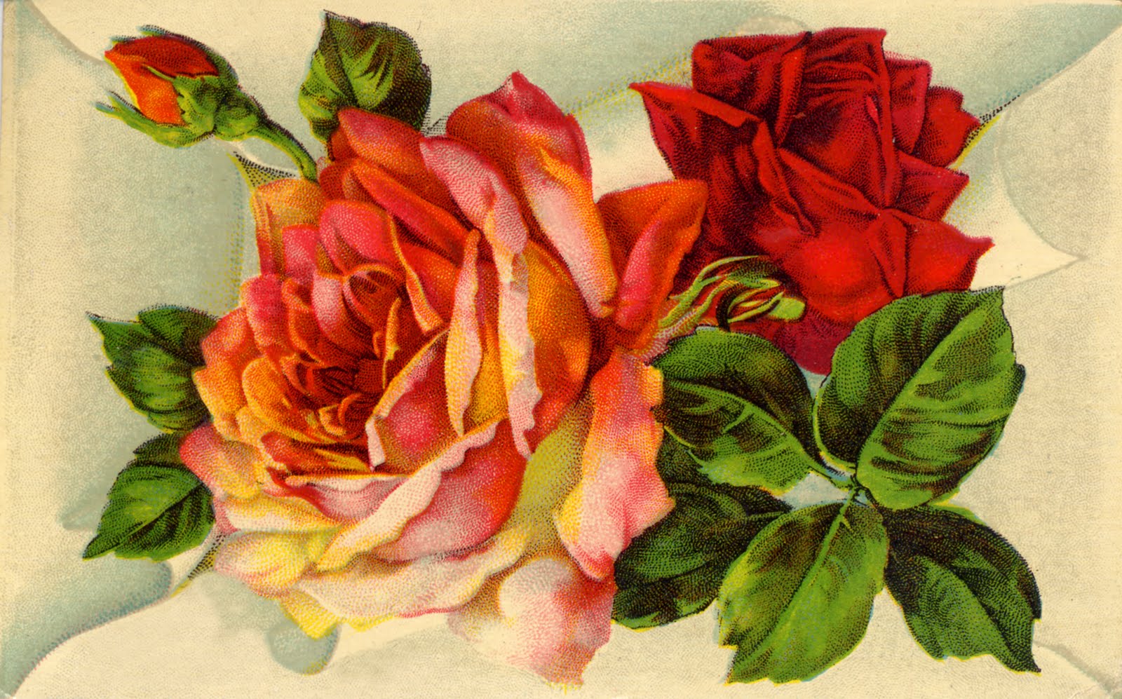 Vintage Scrapbooking Free Vintage Roses Scrapbook Embellishment
