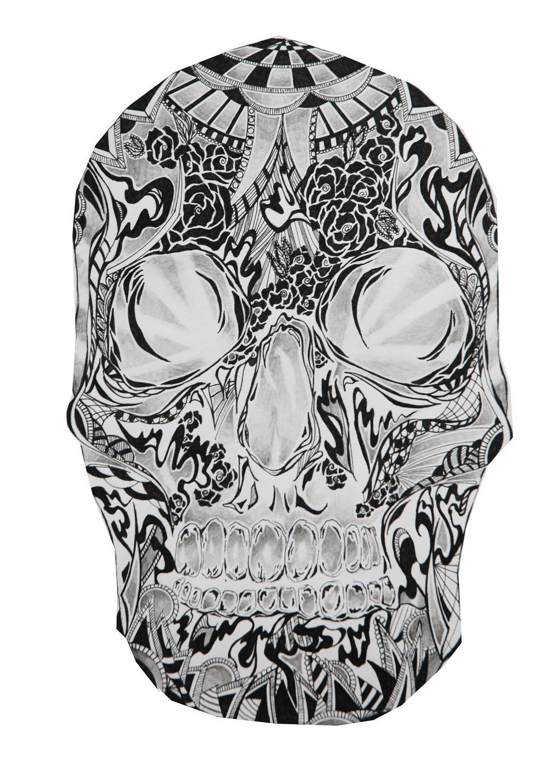 Insane Skull Drawings