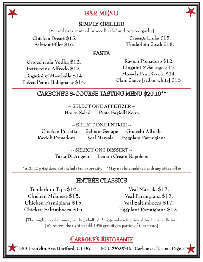Carbone's Ristorante
