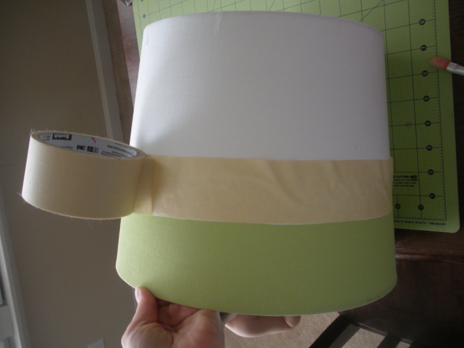 Sew Totally Smitten Lamp Shade Painting