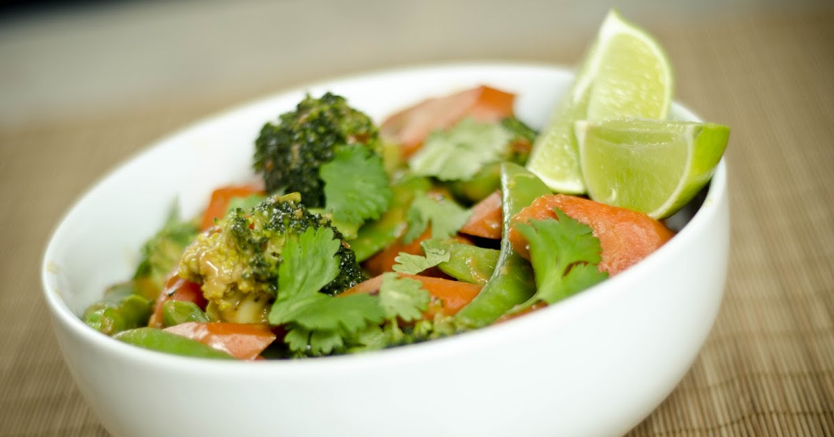 Vegetables with Peanut Sauce Cooking.In.College
