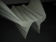 Tapered EPS foam sample cut