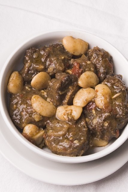oxtail and butter beans