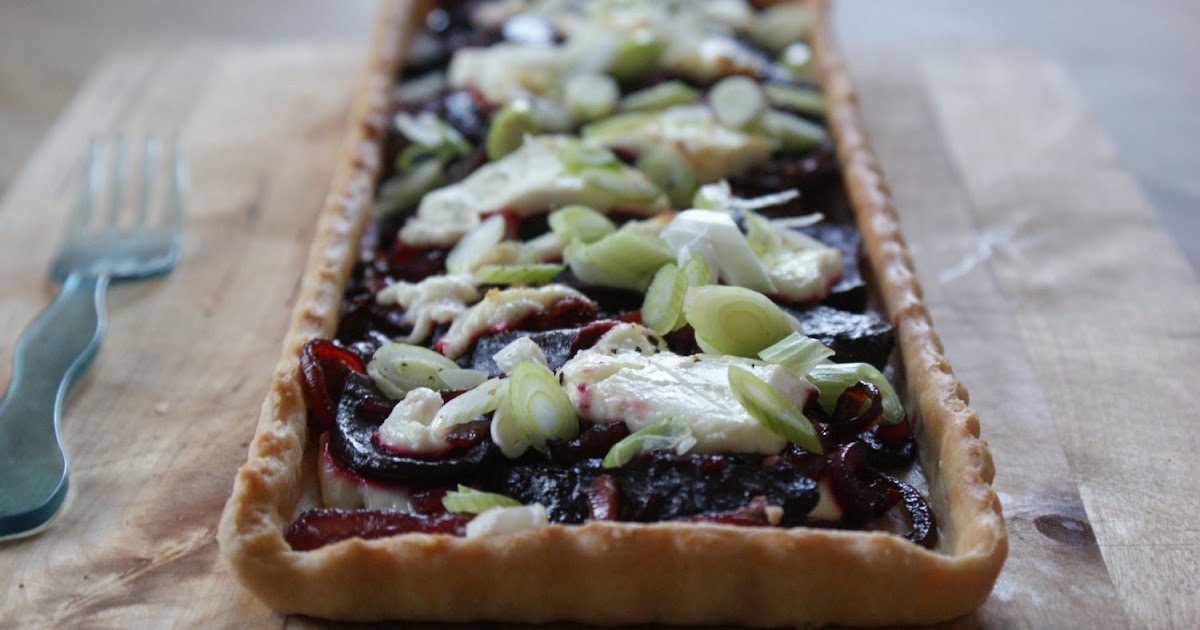 What Rachel ate today Beetroot and Goat's Cheese Tart
