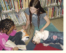 This shows that dogs are valued in some libraries