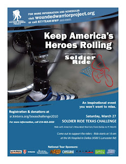 Wounded Warrior Soldier Ride Week in Dallas, Texas 2