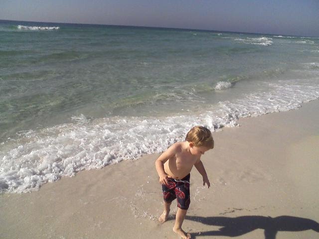 Owen at the Beach