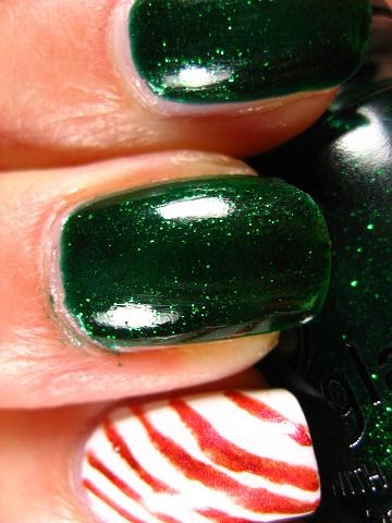 China Glaze Emerald Sparkle (2 coats)