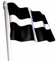 The proud Celtic Flag of Saint Piran of Kernow