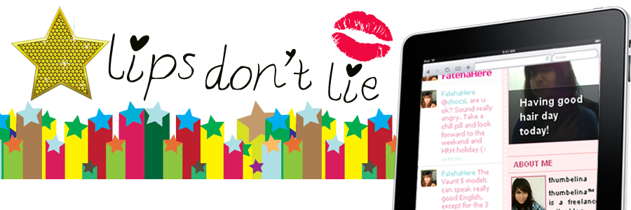 Lips Don't Lie by thumbelina | Singapore's Smallest Blogger
