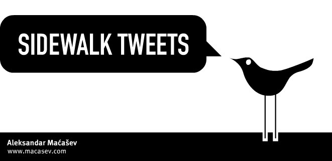 Sidewalk tweets
