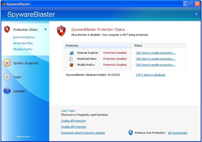 SpywareBlaster can help keep