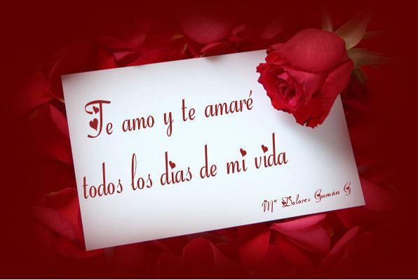 TE AMO Y TE AMARE