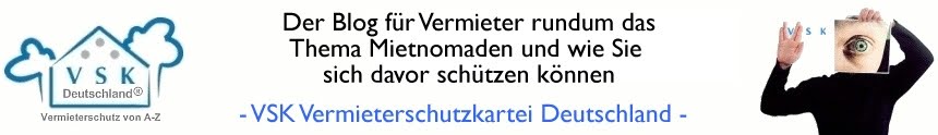 Vermieterschutzkartei Deutschland gegen Mietnomaden