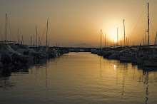 Sunset boats.