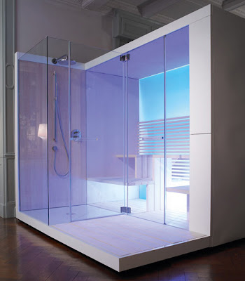 New Modern Design Sauna with Shower