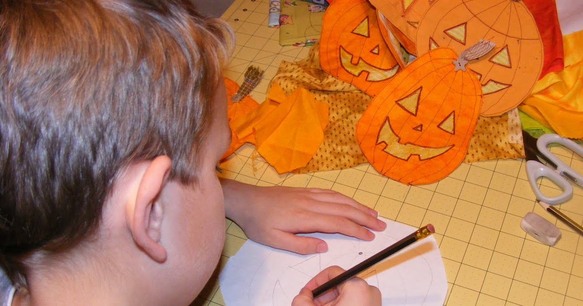 machinequilter: Stained Glass Pumpkins