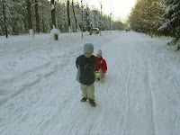 Im Vorjahr waren wir am 18. Februar an gleicher Stelle rodeln